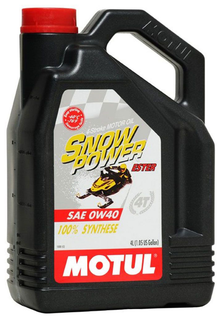 фото Motul моторное масло snowpower 4t 0w40 4л