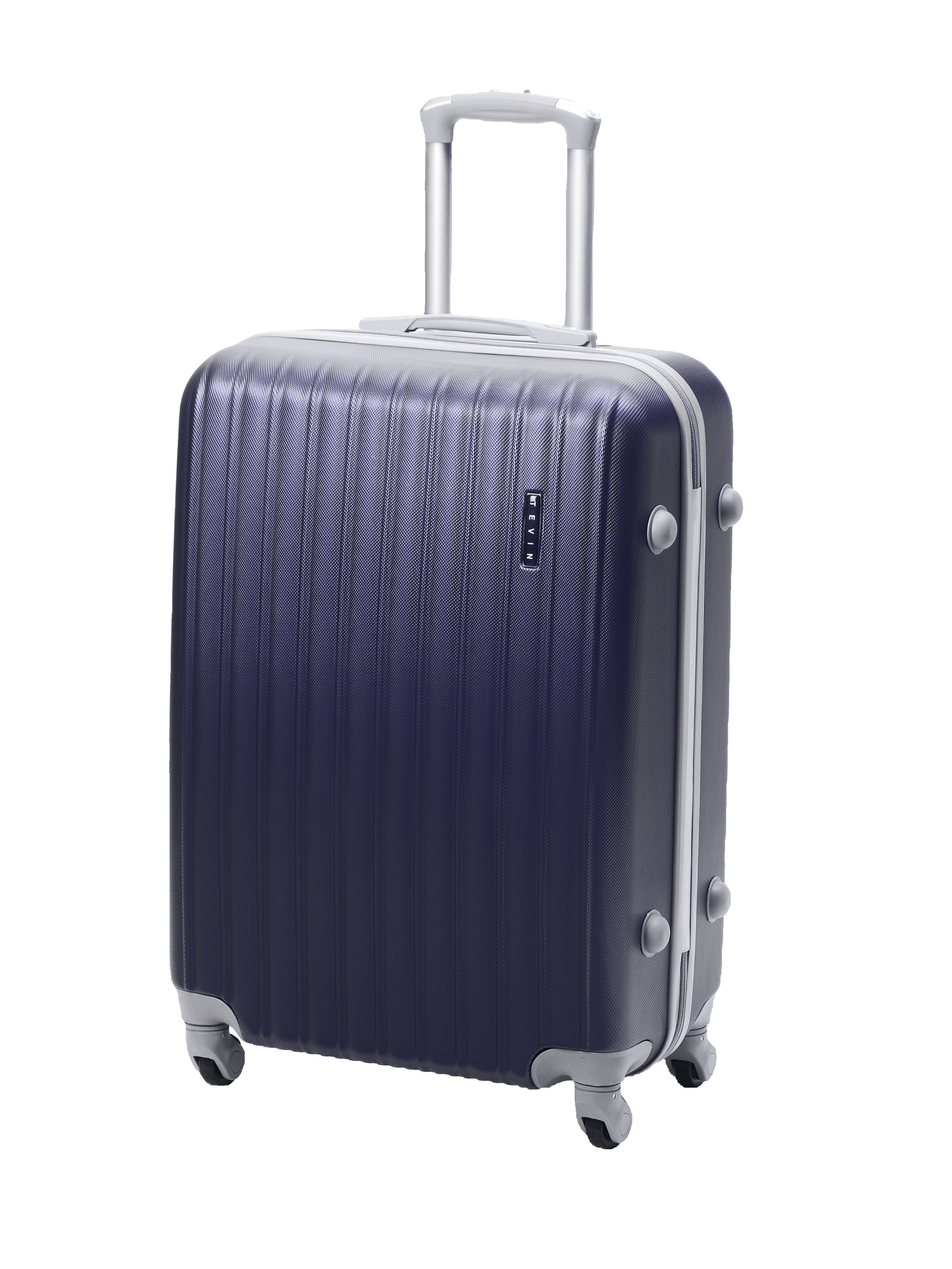 Чемодан TEVIN 0009 синий р. S+