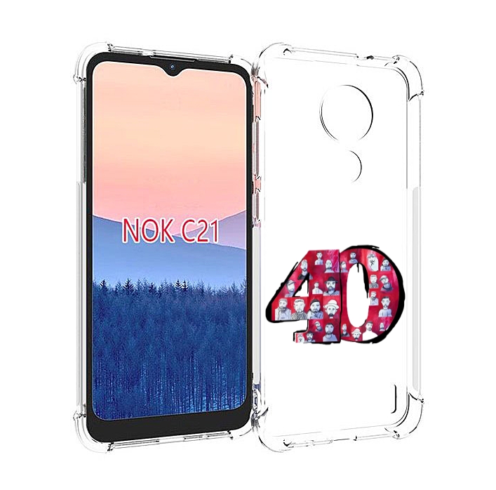 Чехол MyPads Баста 40 для Nokia C21