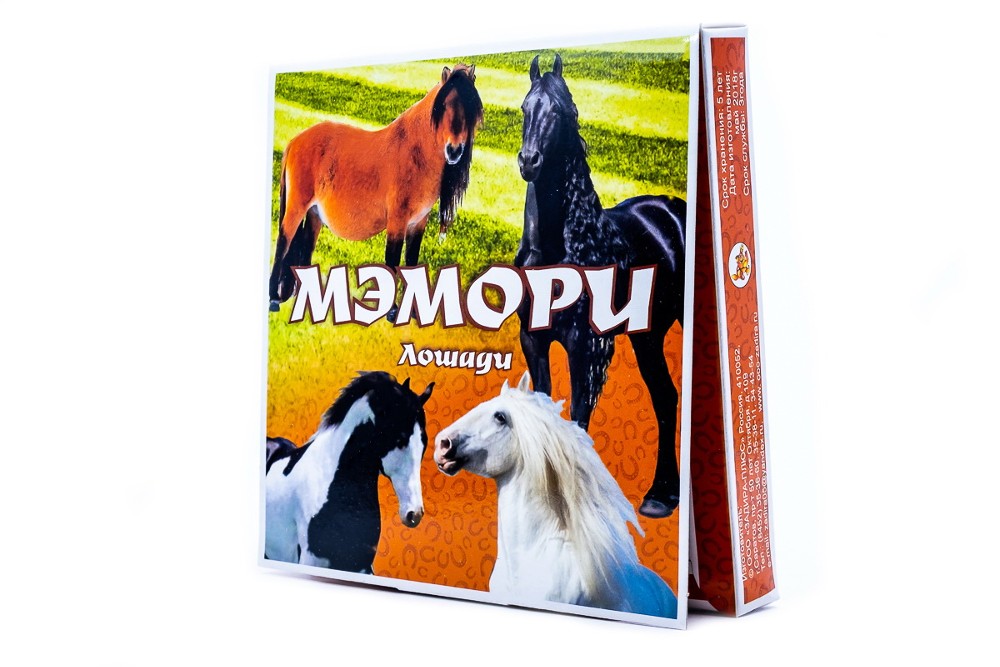 

Настольная игра Задира-плюс Мэмори лошади