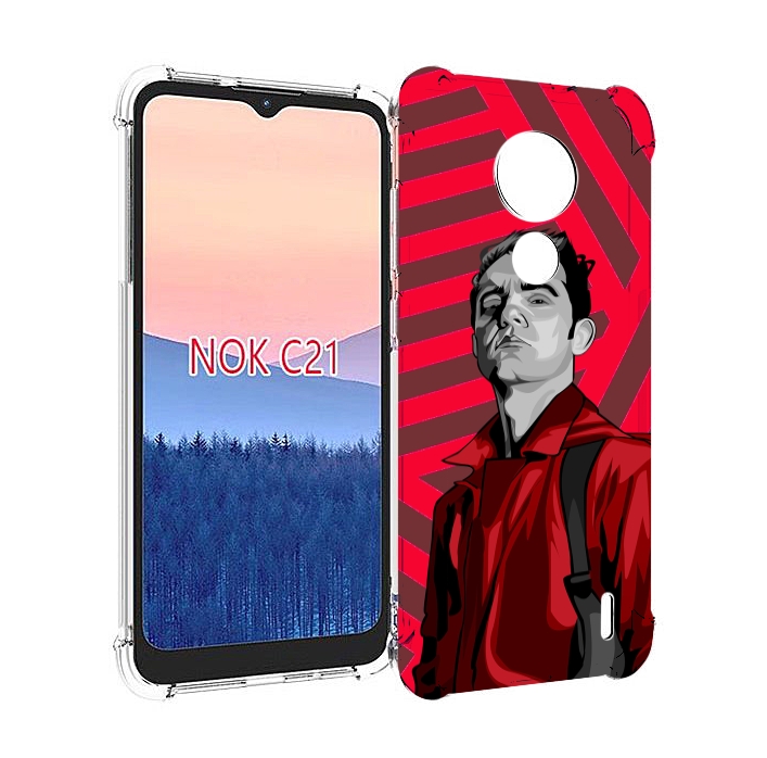 

Чехол MyPads Берлин-бумажный-дом для Nokia C21, Прозрачный, Tocco