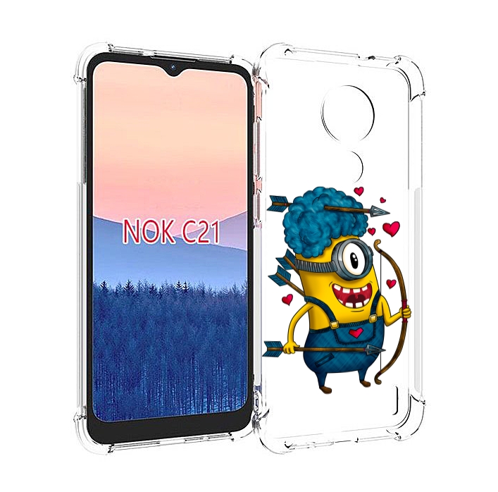 

Чехол MyPads Миньон купидон для Nokia C21, Прозрачный, Tocco