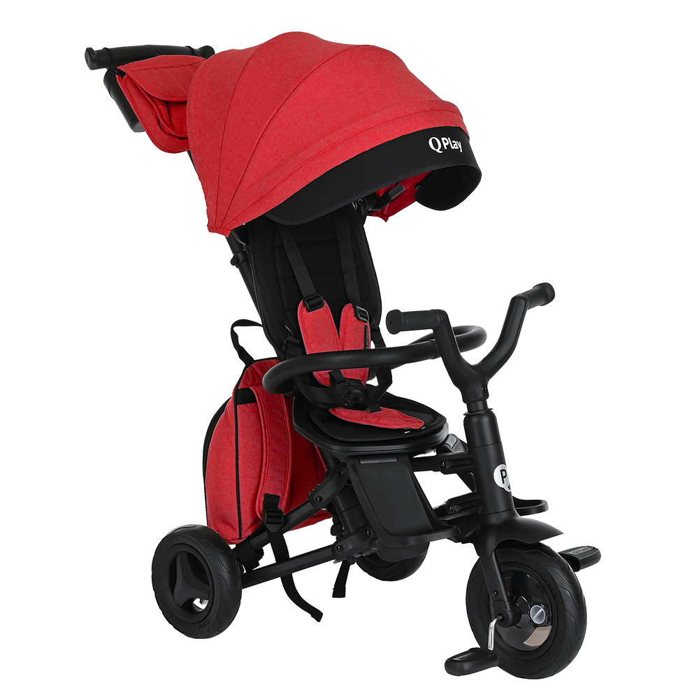 фото Велосипед трехколесный pituso qplay nova+ 2023 red/black/красно-черный