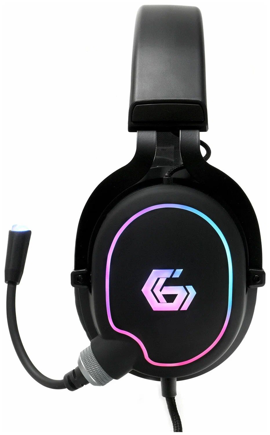 

Наушники Gembird MHS-GX20, игровые, полноразмерные, микрофон, мембрана 50 мм, 2.1 м, черны