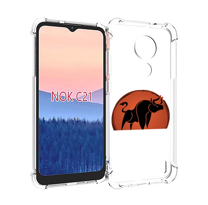 

Чехол MyPads Бык-2 для Nokia C21, Прозрачный, Tocco