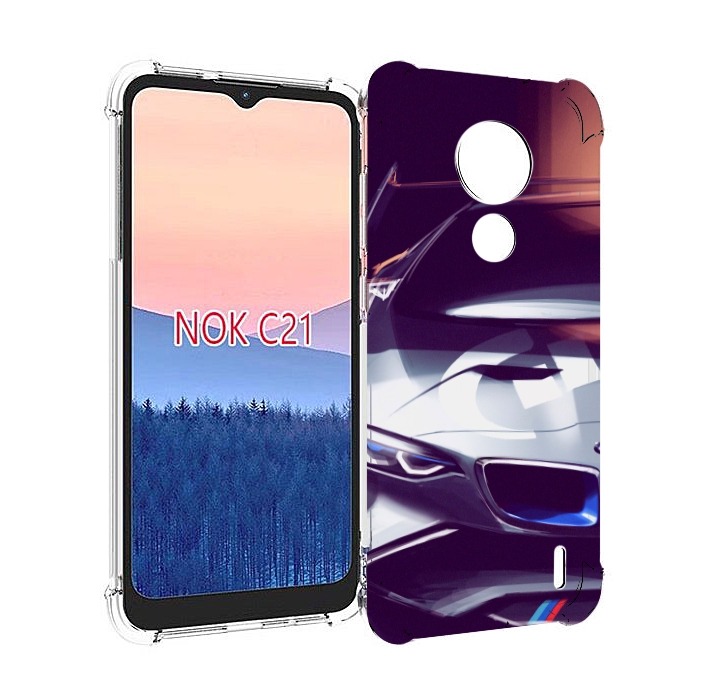 

Чехол MyPads Бэмвэ мужской для Nokia C21, Прозрачный, Tocco