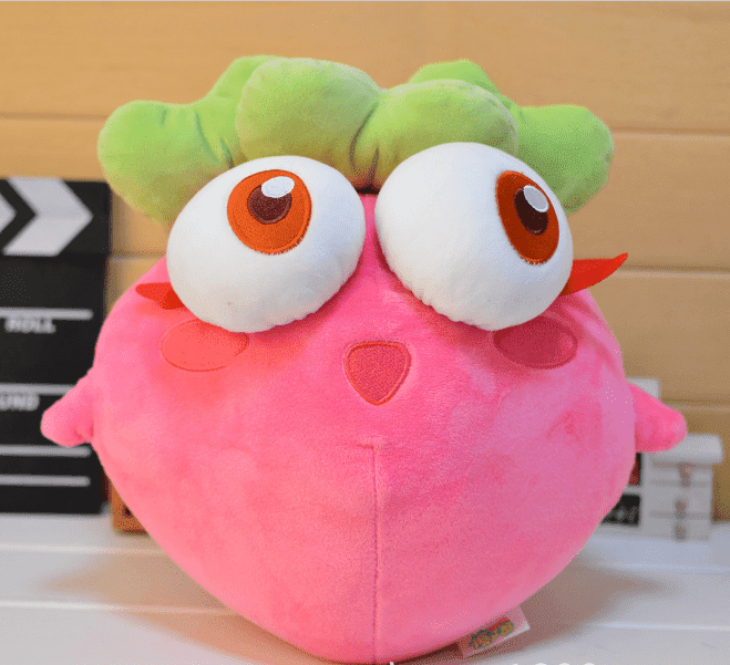

Розовая игрушка-подушка морковь (25 см)