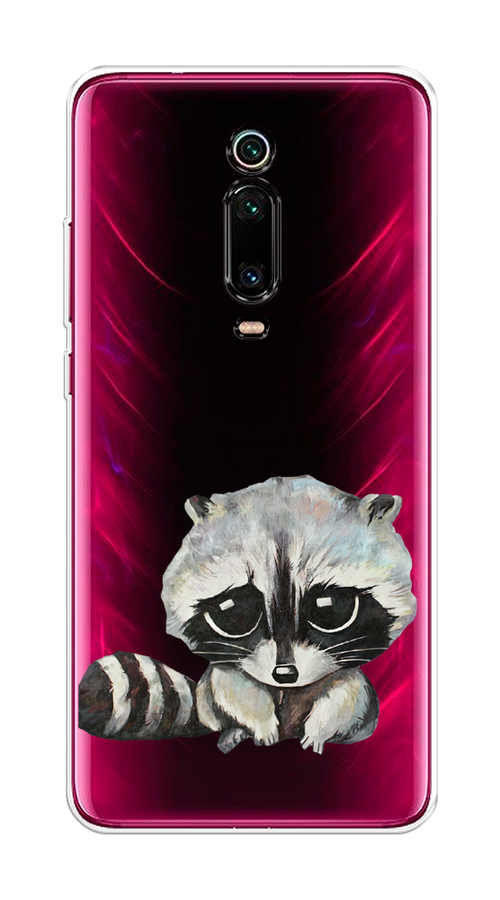 

Чехол на Xiaomi Redmi K20/K20 Pro/Mi 9T/9T Pro "Большеглазый енот", Серый;черный;прозрачный, 35550-1