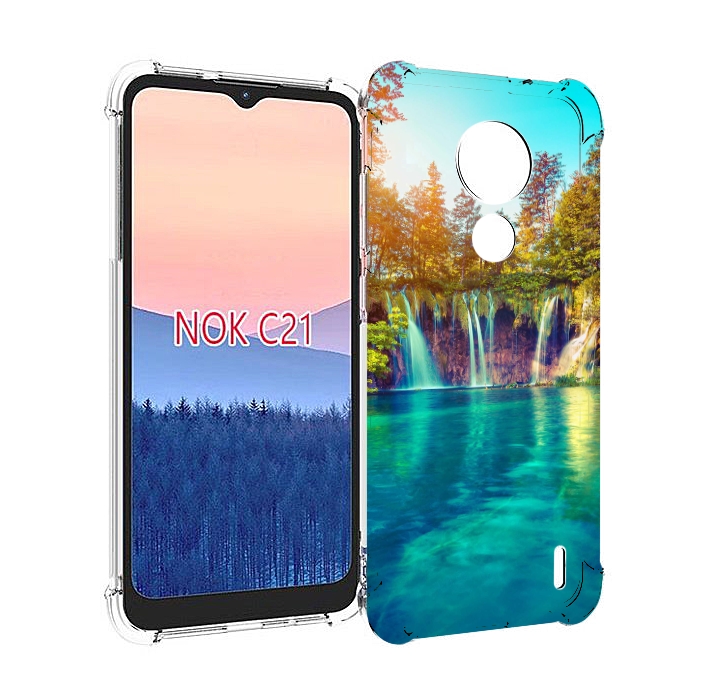 

Чехол MyPads Водапад-2 для Nokia C21, Прозрачный, Tocco