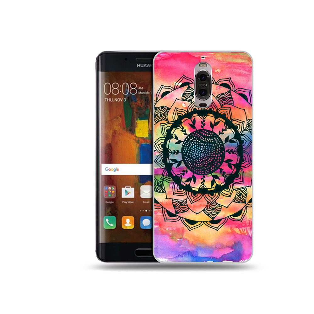 Чехол MyPads Tocco для Huawei Mate 9 Pro яркая абстракция круглый цветок (PT50613.55.704)