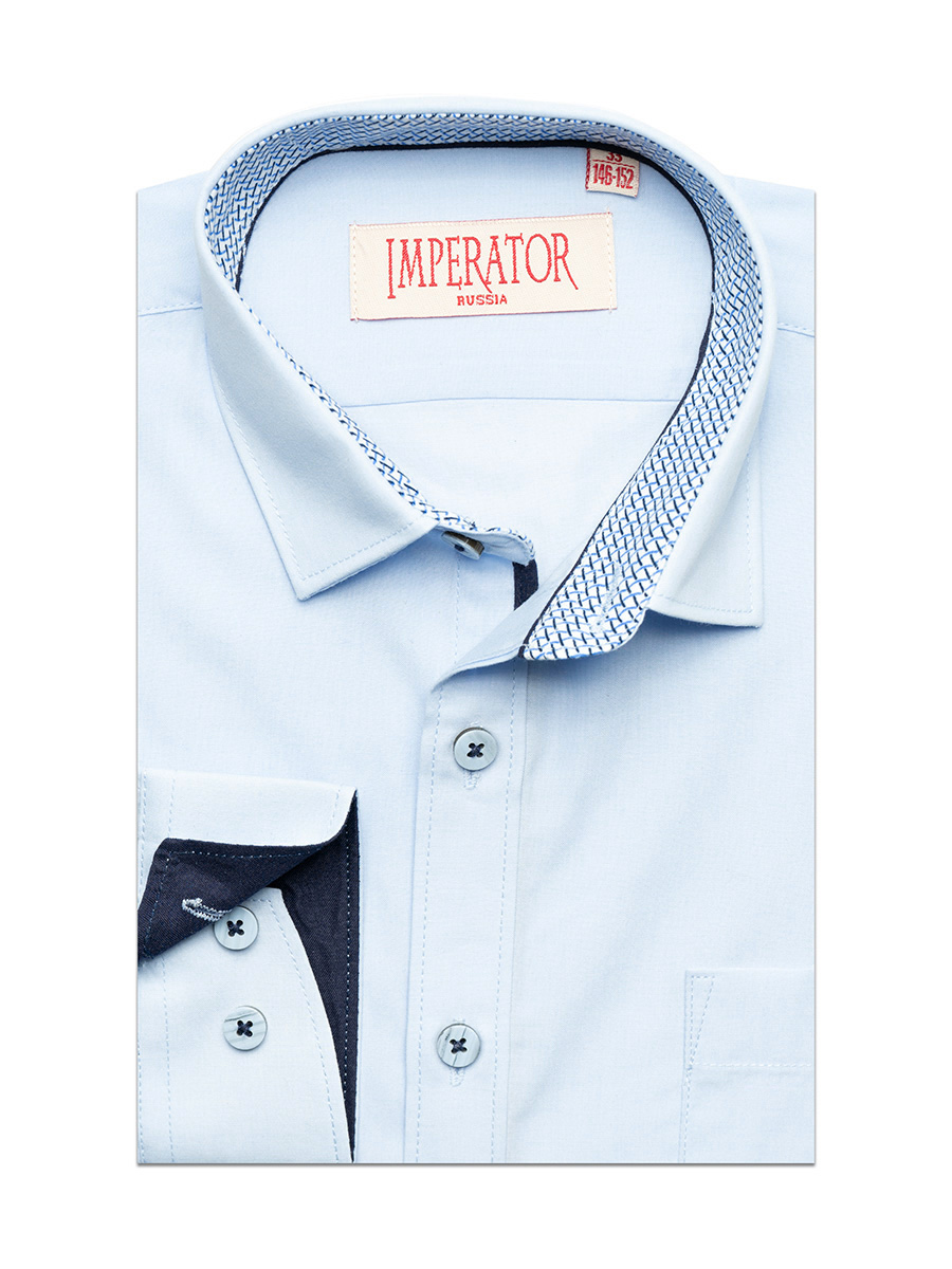 

Рубашка детская Imperator Dream Blue-25/1, голубой, 128, Dream Blue-25/1