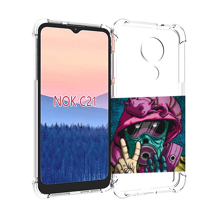 

Чехол MyPads Всем-мир для Nokia C21, Прозрачный, Tocco