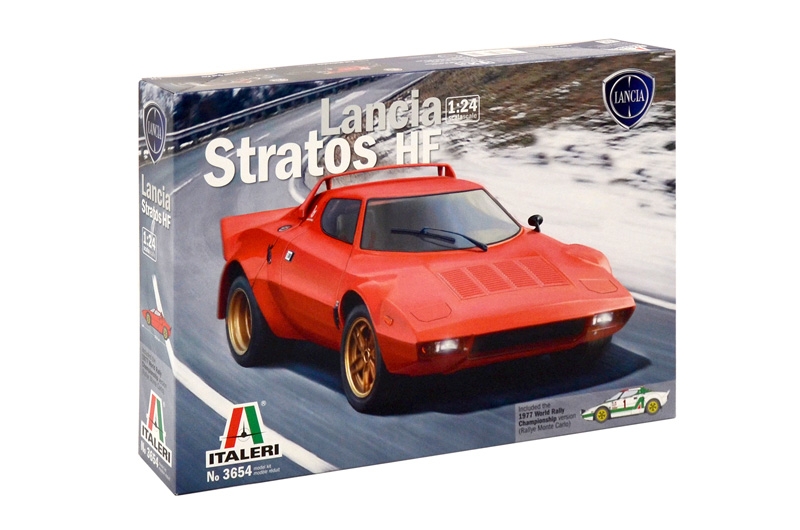 фото Сборная модель italeri 1/24 автомобиль lancia stratos hf 3654