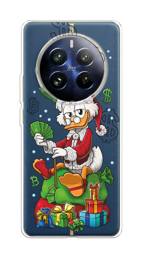 

Чехол на Realme 12 Pro "Богатый санта Скрудж Макдак", Белый;красный;зеленый, 2516150-1