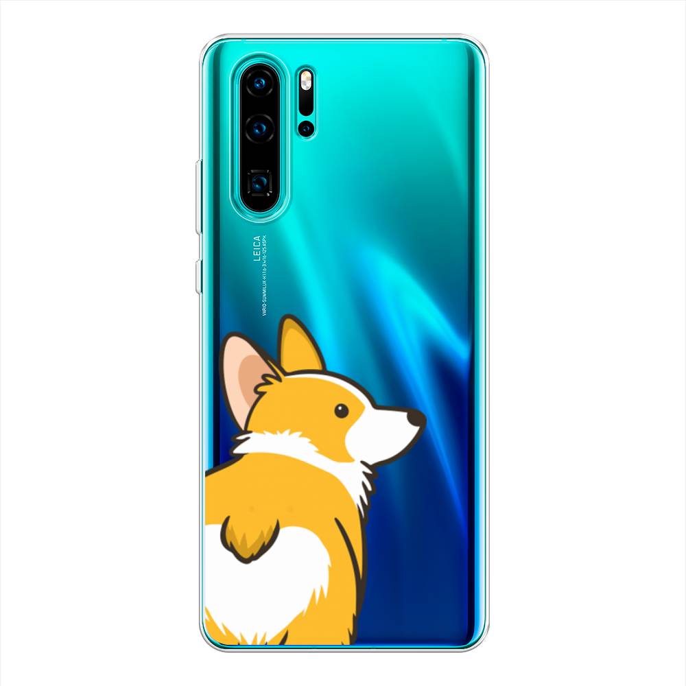 

Чехол Awog на Huawei P30 Pro "Корги следуй за мной", Разноцветный, 67650-2