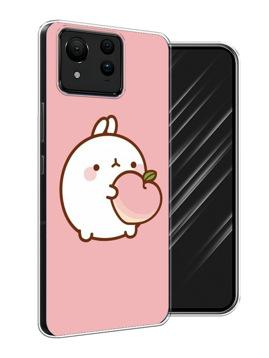 

Чехол Awog на Asus ZenFone 11 Ultra "Кролик с персиком", Розовый;бежевый, 45250-1