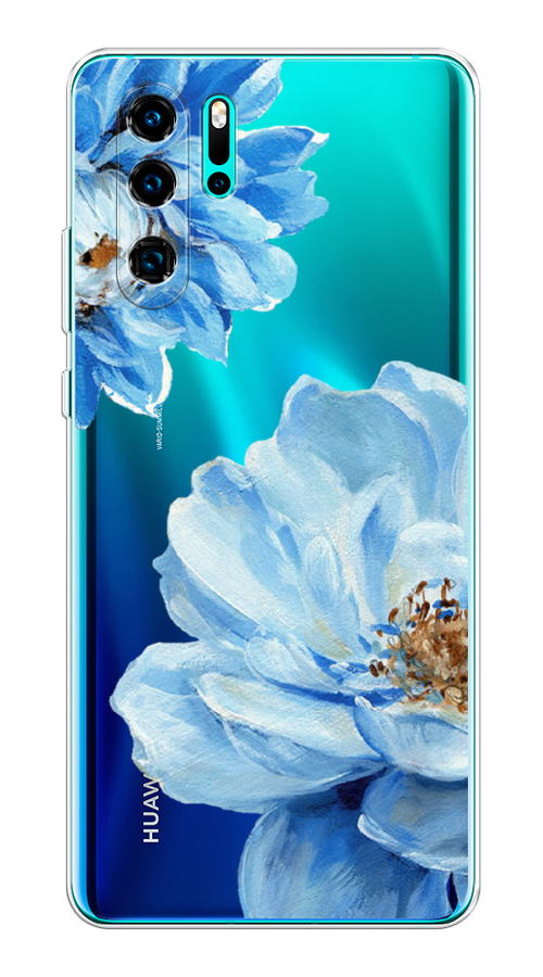 

Чехол Awog на Huawei P30 Pro "Голубые клематисы", Разноцветный, 67650-8