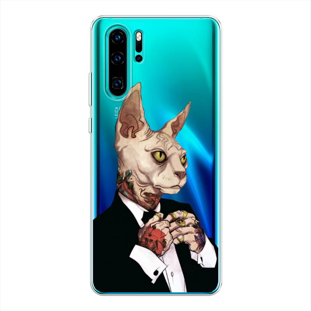 

Чехол Awog на Huawei P30 Pro "Татуированный сфинкс", Разноцветный, 67650-7
