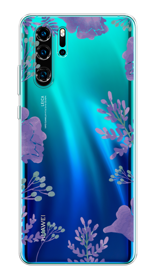 

Чехол Awog на Huawei P30 Pro "Сиреневая цветочная рамка", Разноцветный, 67650-8