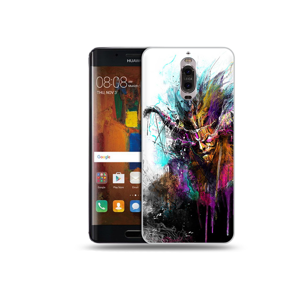 

Чехол MyPads Tocco для Huawei Mate 9 Pro яркий дьявол (PT50613.55.709), Прозрачный, Tocco
