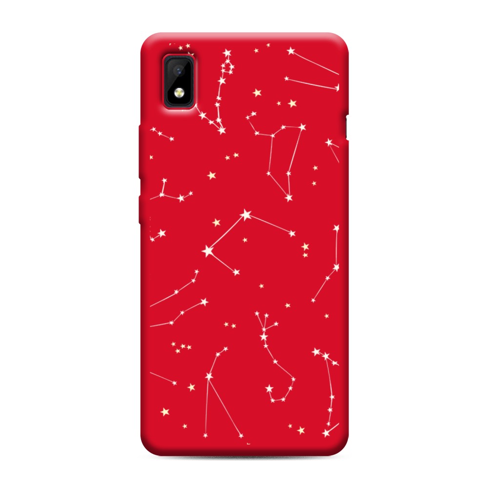 

Матовый силиконовый чехол "Созвездия" на ZTE Blade L210, 134153-1