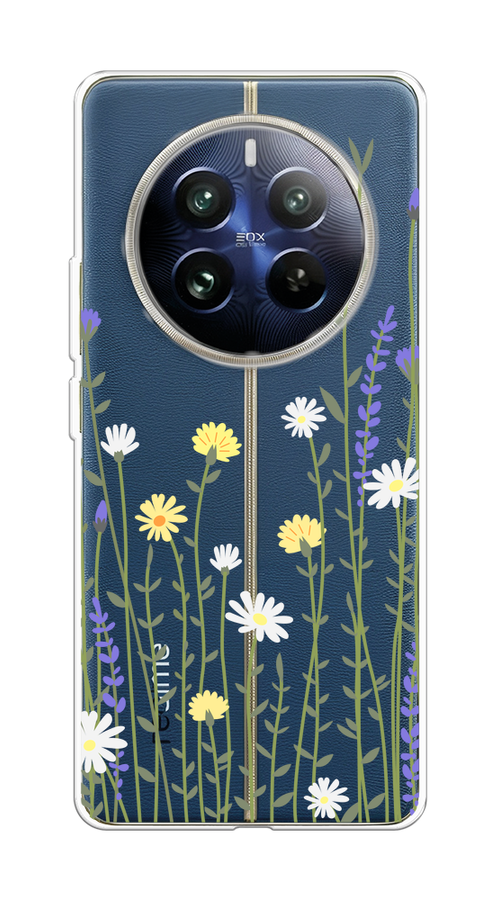 

Чехол на Realme 12 Pro "Ромашка и лаванда", Зеленый;желтый;прозрачный, 2516150-1