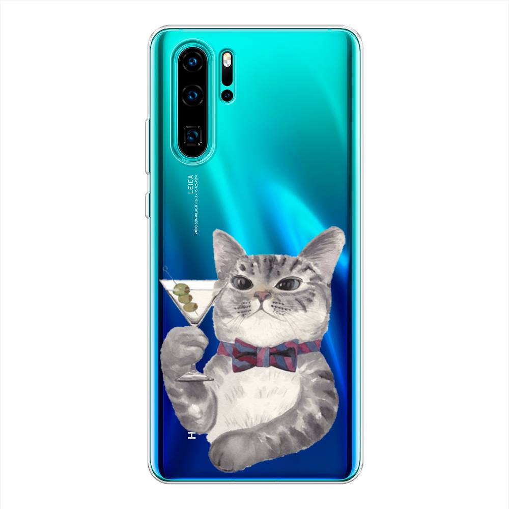 

Чехол Awog "Кот джентльмен" для Huawei P30 Pro