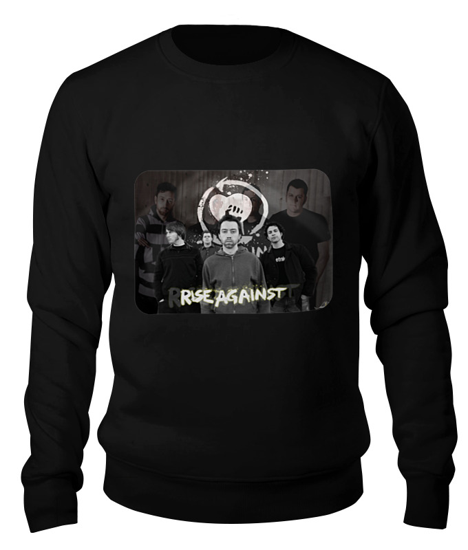 

Свитшот Printio Rise against - photo черный 2XL, Rise against - photo