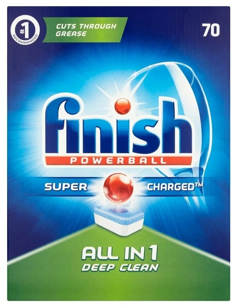 

Таблетки для посудомоечной машины Finish All in 1 70 шт.