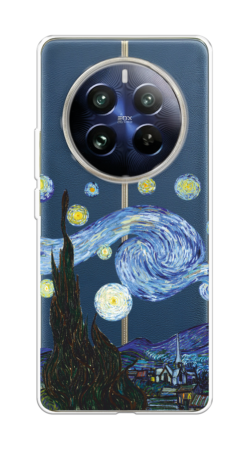

Чехол на Realme 12 Pro "Ночь Ван Гога", Голубой;синий;черный, 2516150-1