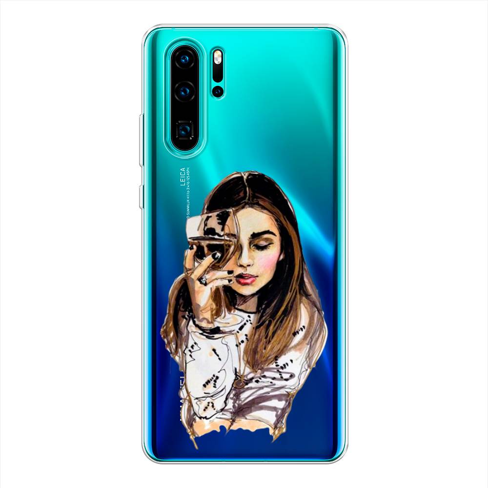 

Чехол Awog на Huawei P30 Pro "Девушка с бокалом", Разноцветный, 67650-7