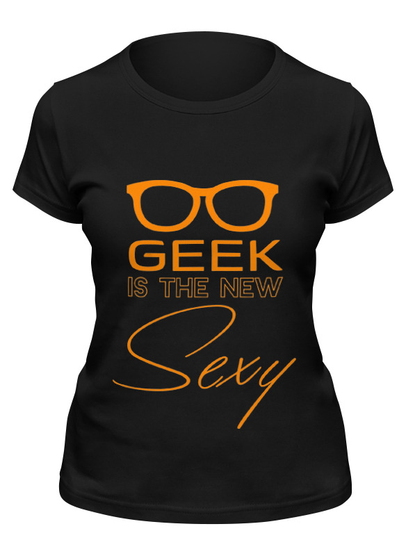 

Футболка женская Printio Geek sexy черная 2XL, Черный, Geek sexy