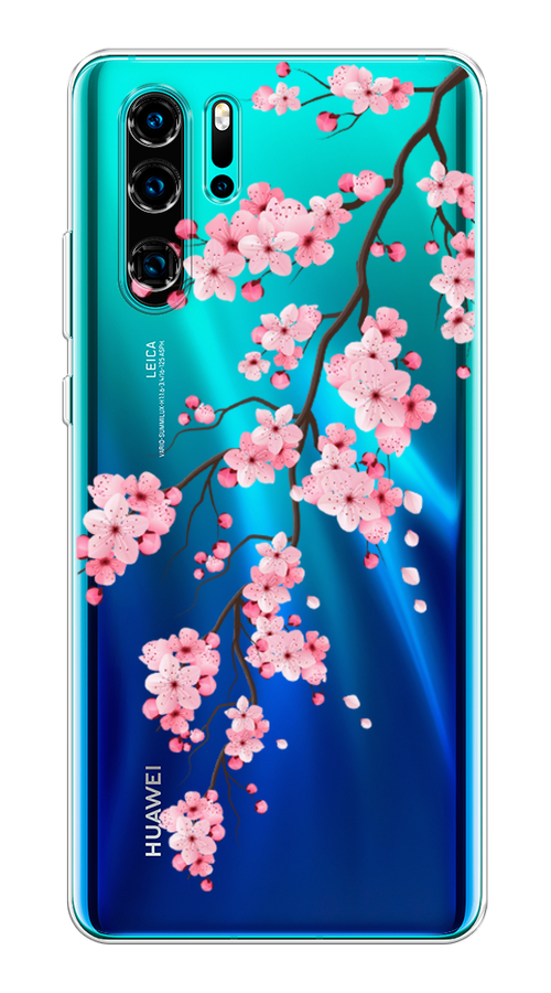 

Чехол Awog на Huawei P30 Pro "Розовая сакура", Разноцветный, 67650-8