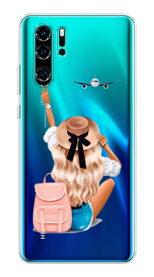 

Чехол Awog на Huawei P30 Pro "Автостопом самолетом", Разноцветный, 67650-7