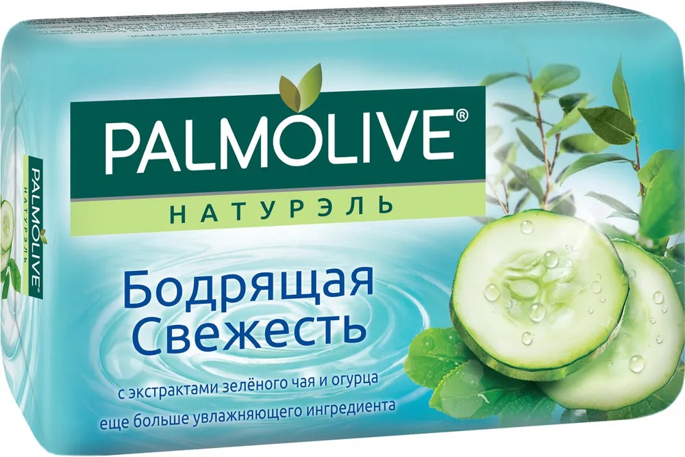 

Туалетное мыло Palmolive Натурэль Бодрящая свежесть с экстр. огурца и зеленого чая 90 г