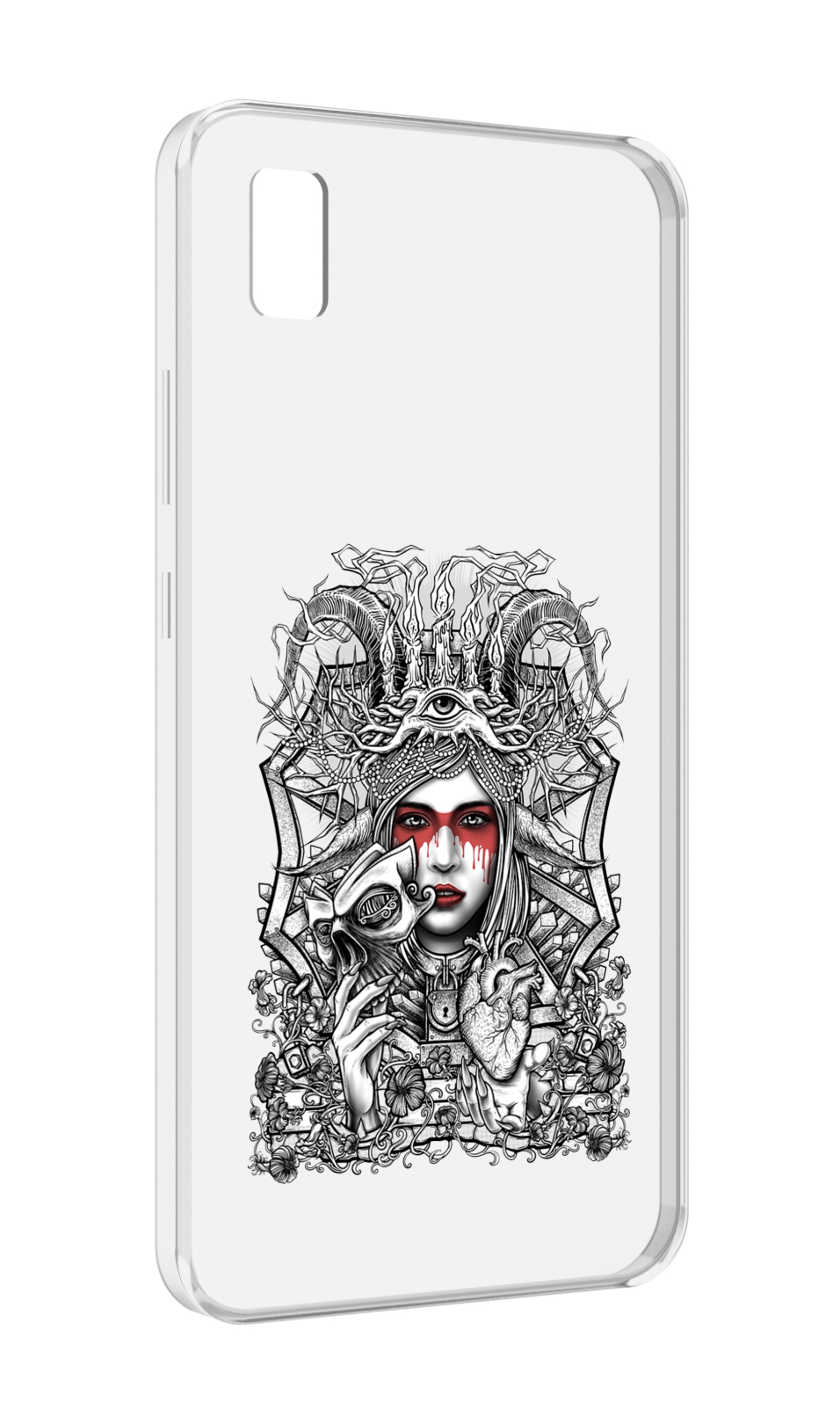 

Чехол MyPads грусная девушка для ZTE BLADE L210, Прозрачный, Tocco