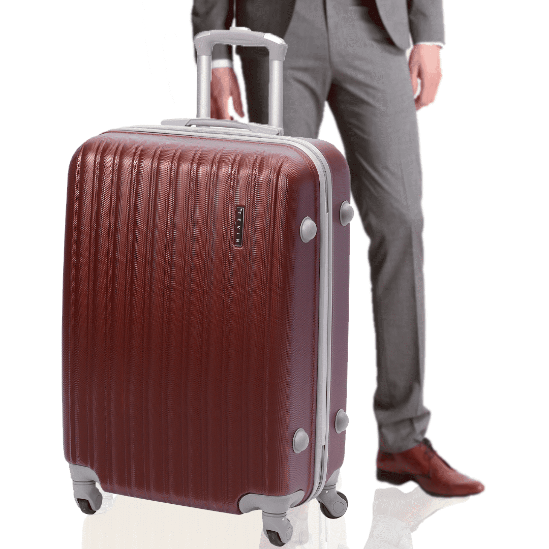 Чемодан TEVIN 0013 бордовый р L 7190₽