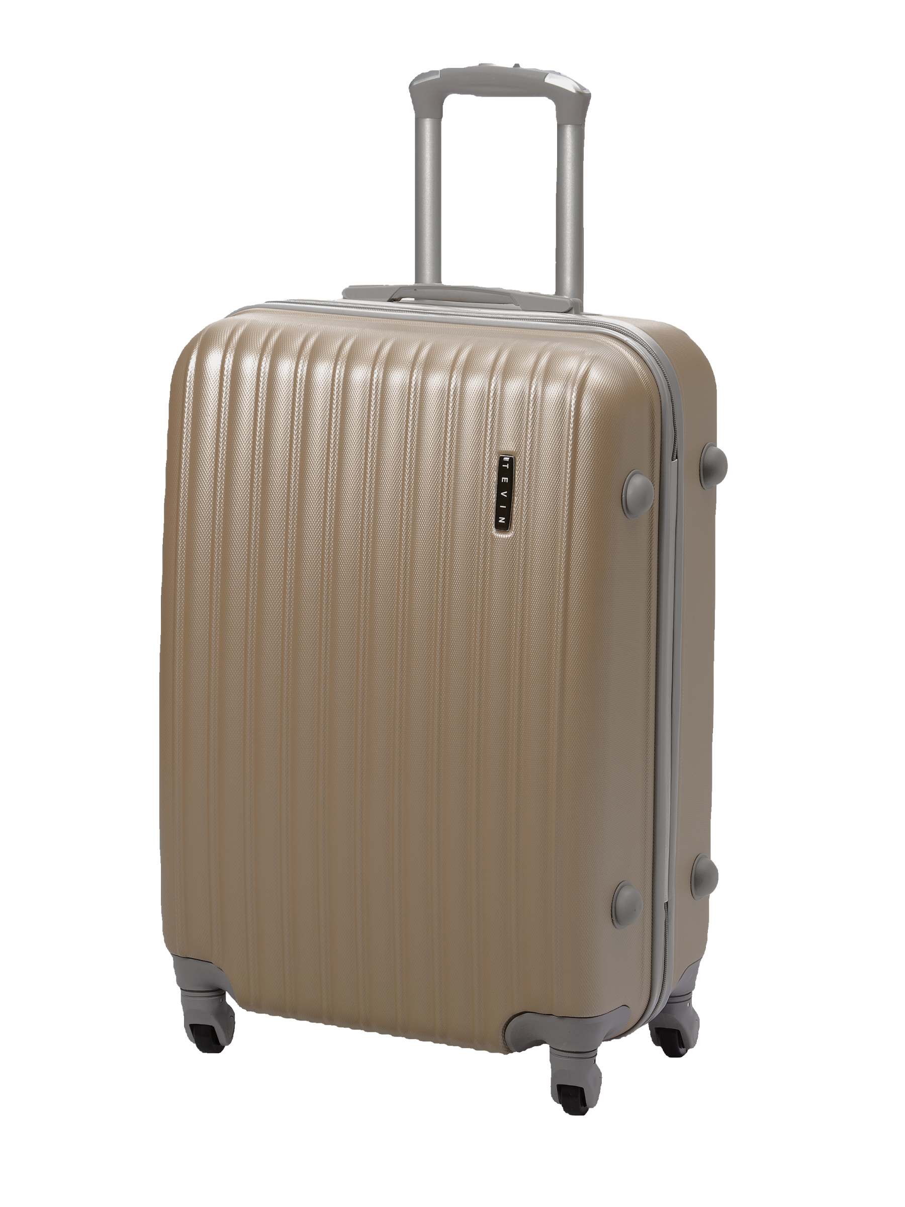 фото Чемодан tevin 0015 темное золото р. s