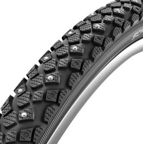 фото Покрышка schwalbe winterspike 28" х 40c, iso - 635 мм