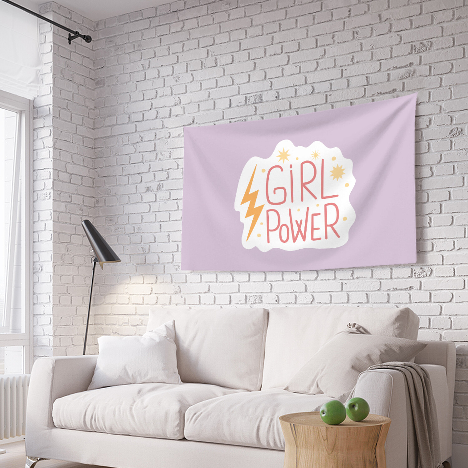 

Горизонтальное фотопанно на стену Girl power из ткани 150х200 см, Girl power