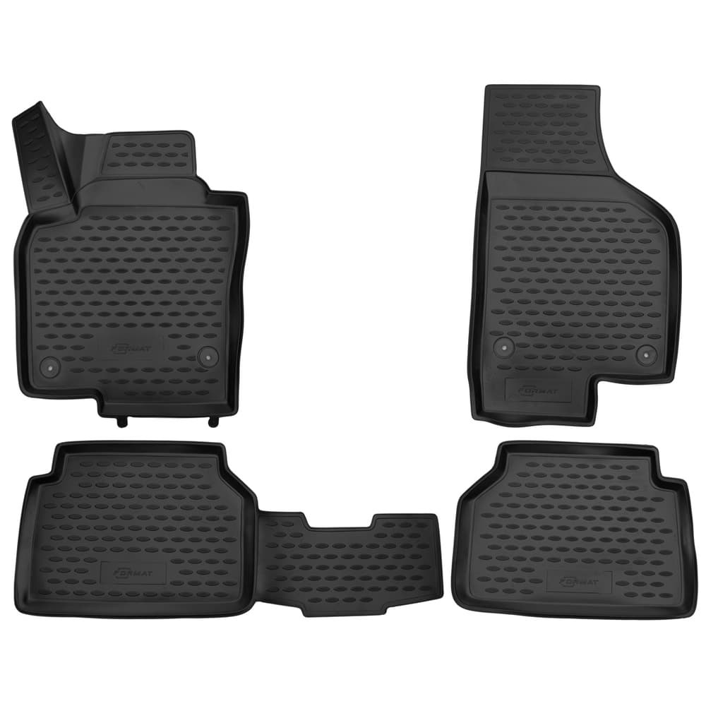 фото Коврики 3d в салон vw tiguan 10/2007-2016, 4 шт. (пу, повышенная износостойкость) format