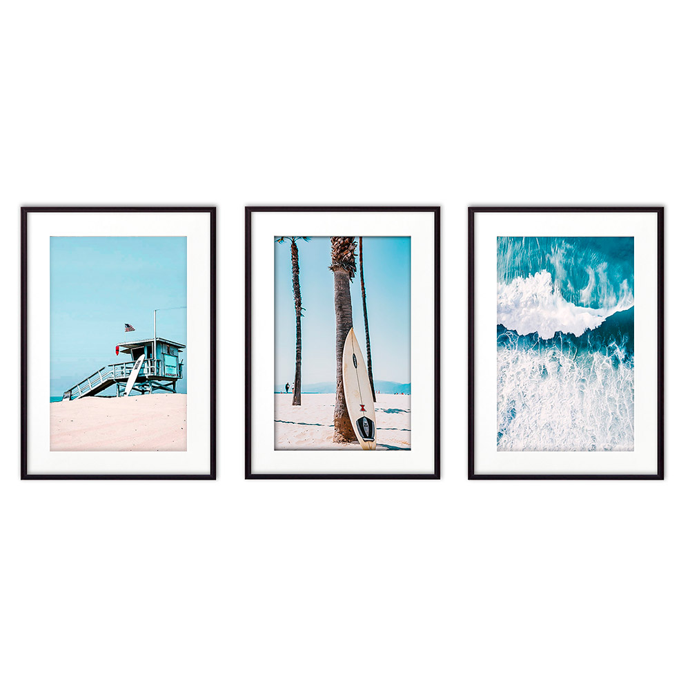 фото Набор постеров серфинг №3 - 30х40 см - 3 шт. дом корлеоне