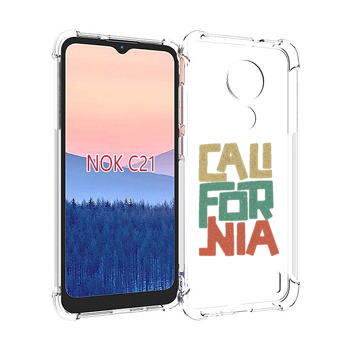 

Чехол MyPads Графический-дизайн для Nokia C21, Прозрачный, Tocco