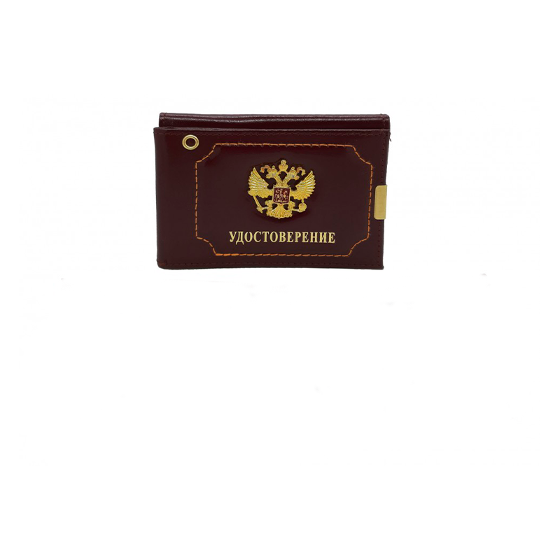 

Обложка для удостоверения унисекс JINN Barez-455090 бордовая, Barez-455090