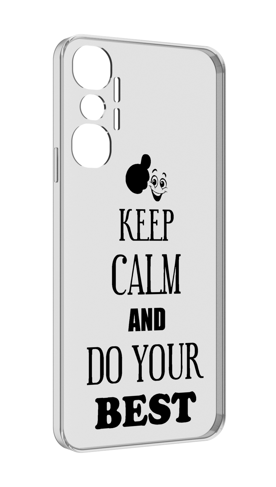

Чехол MyPads keep-calm-and для Infinix Hot 20 4G, Прозрачный, Tocco
