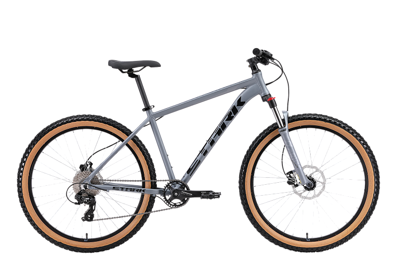 Велосипед Stark'24 Hunter 27.2+ HD серый/черный рост, 20