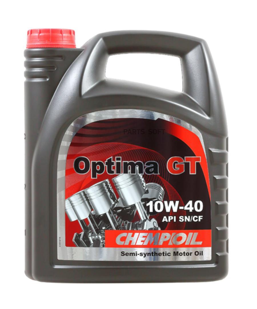 

Моторное масло Chempioil полусинтетическое Optima Gt Sn/Cf, A3/А3/B4 10W40 4л