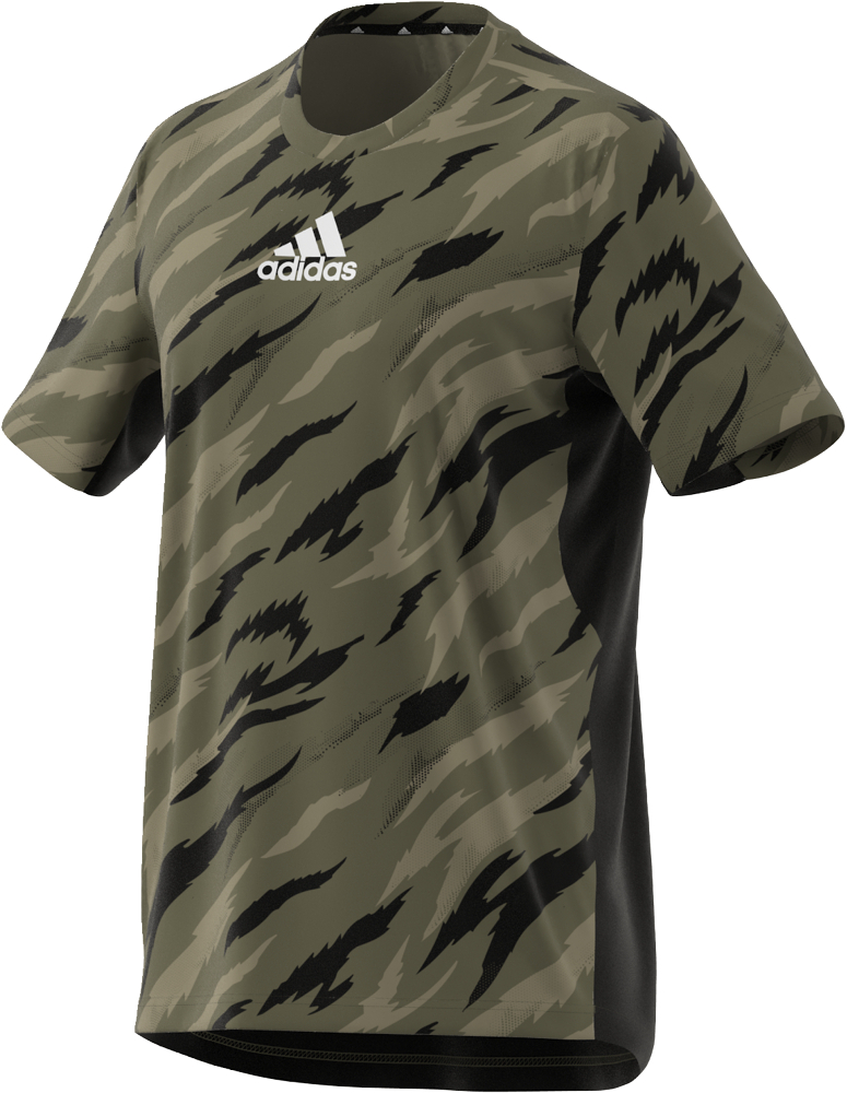 Футболка мужская Adidas HD4318 зеленая XL