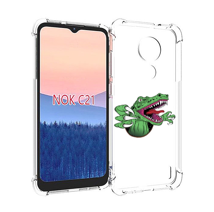 

Чехол MyPads Динозавр для Nokia C21, Прозрачный, Tocco