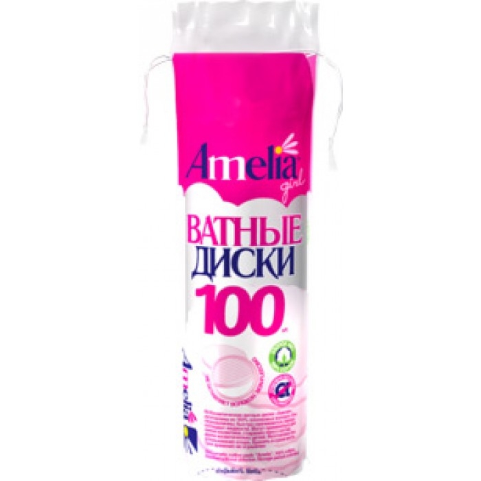 

Ватные диски Амелия 100 шт.